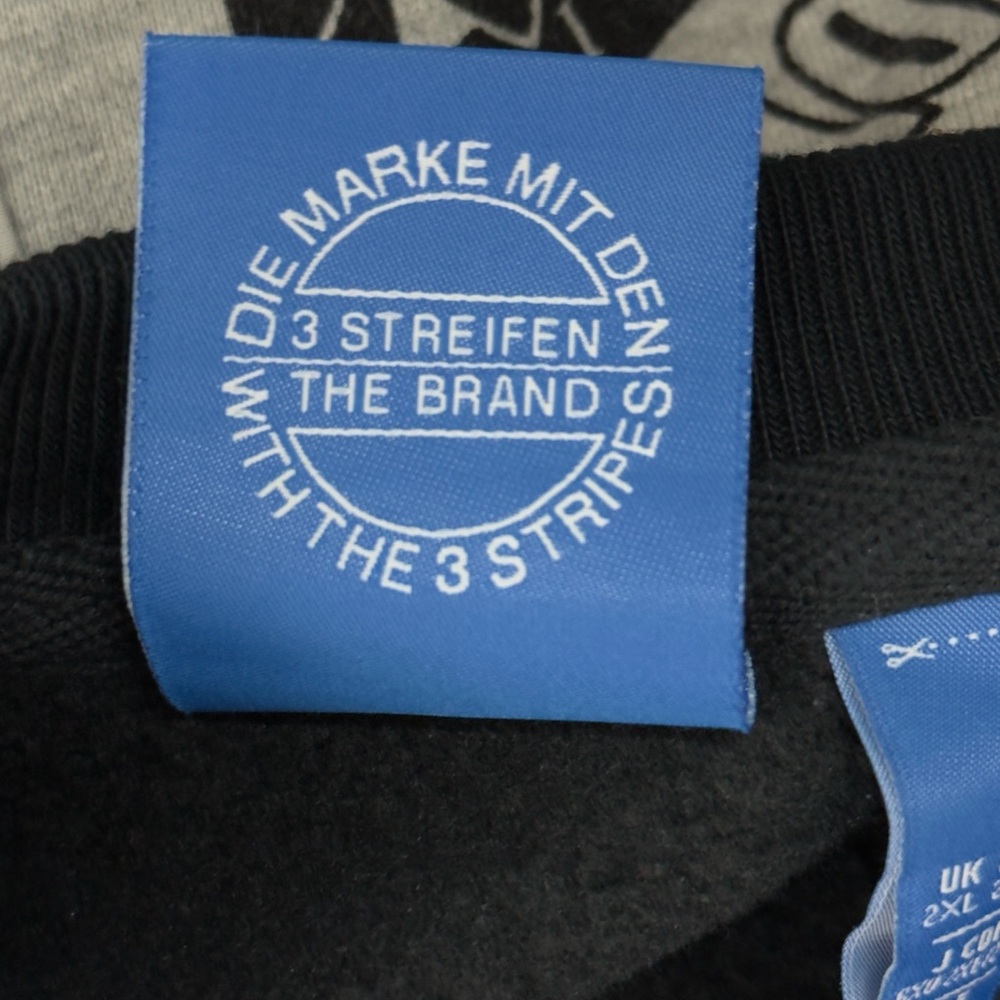 RARE VINTAGE ADIDAS ORIGINALS X NIGO 25TH ANNIVERSARY JAMS BLOCKED CREWNECK 2XL - Picture 9 of 12